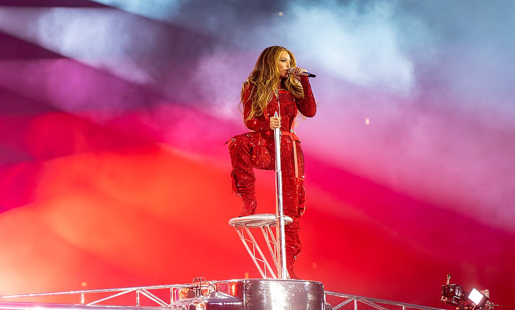 Beyonce on Tottenham Hotspur Stadium