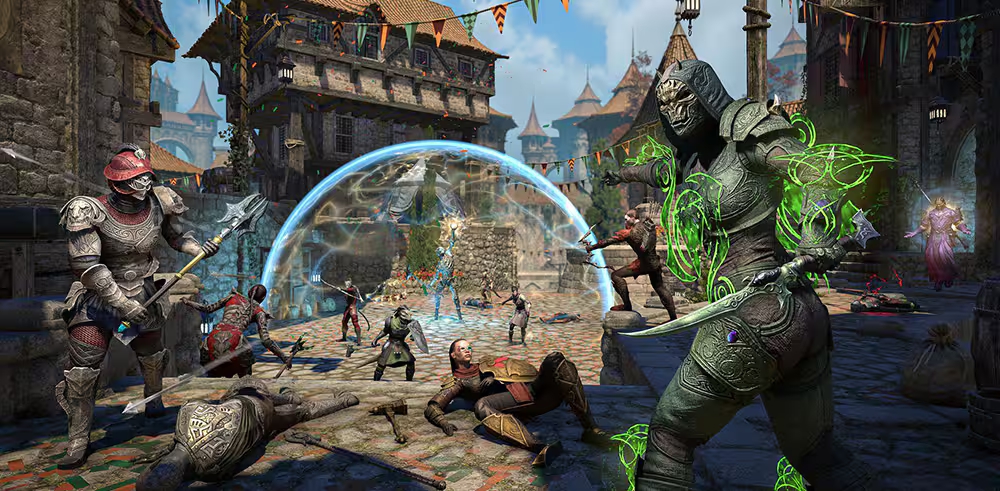 MMO 3D game, The Elder Scrolls Online from TES series by Bethesda