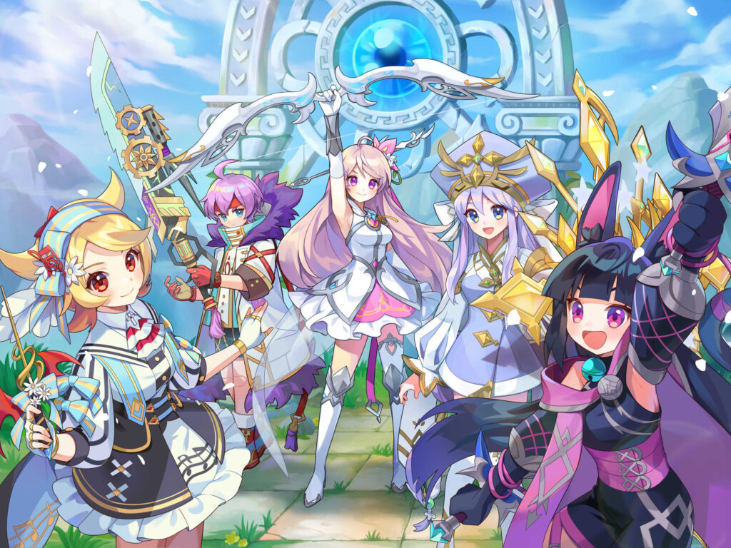 characters from anime online MMO 2D game, La Tale