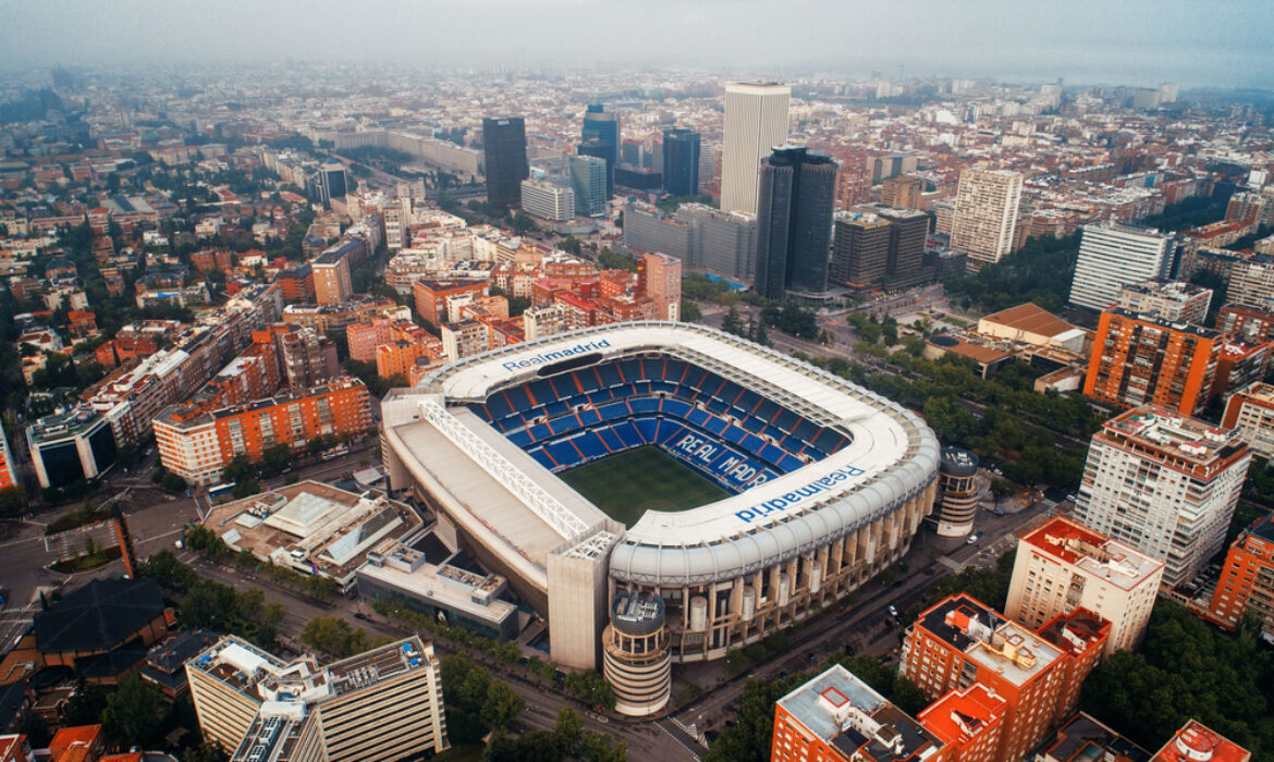 aerial shot of the stadium