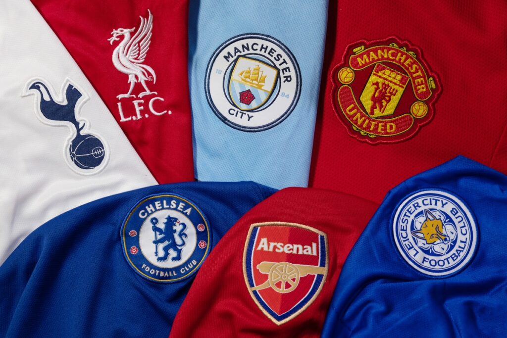 Crests of Big 7 from Premier League