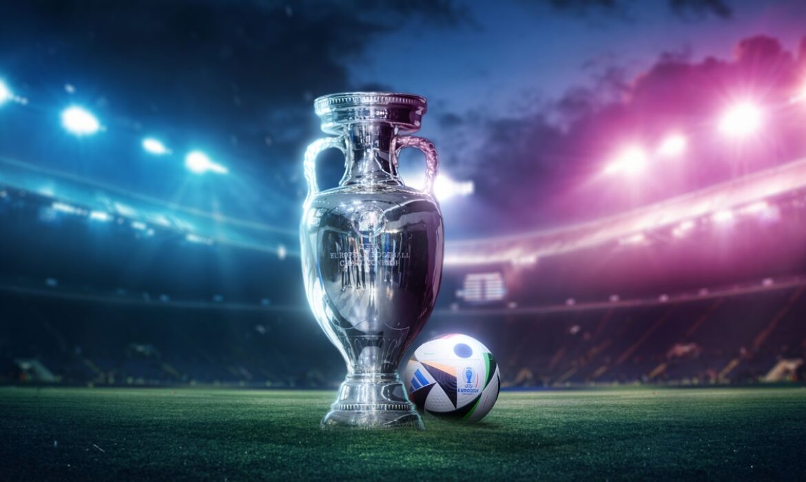 3D Render of UEFA EURO Cup trophy