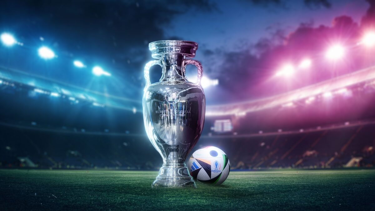 3D Render of UEFA EURO Cup trophy