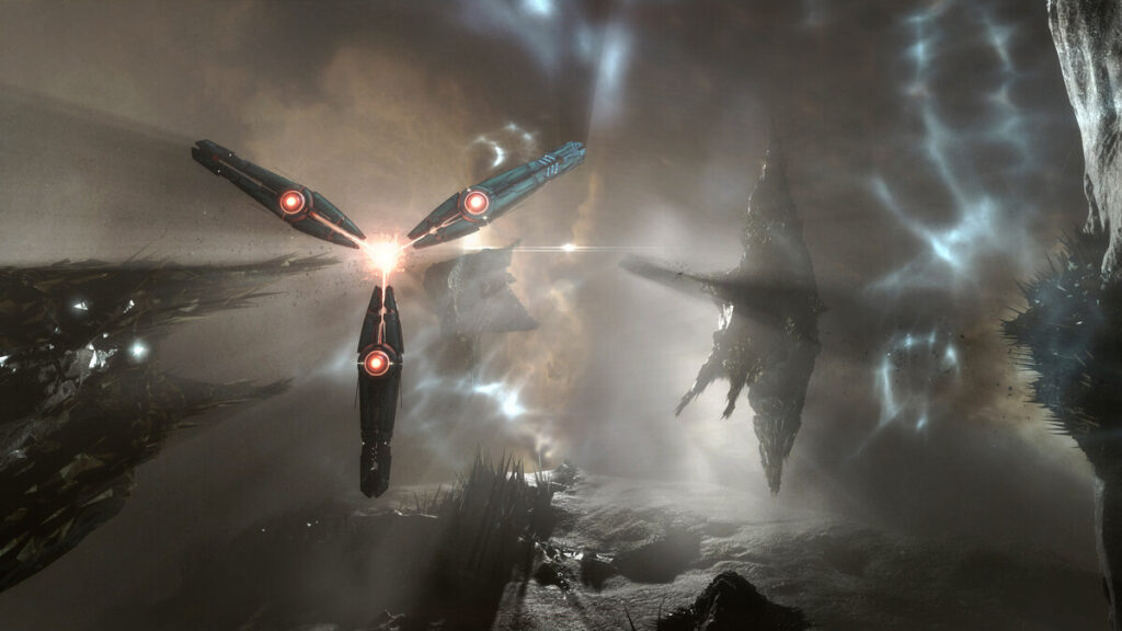 online MMO 3D space game, Eve Online