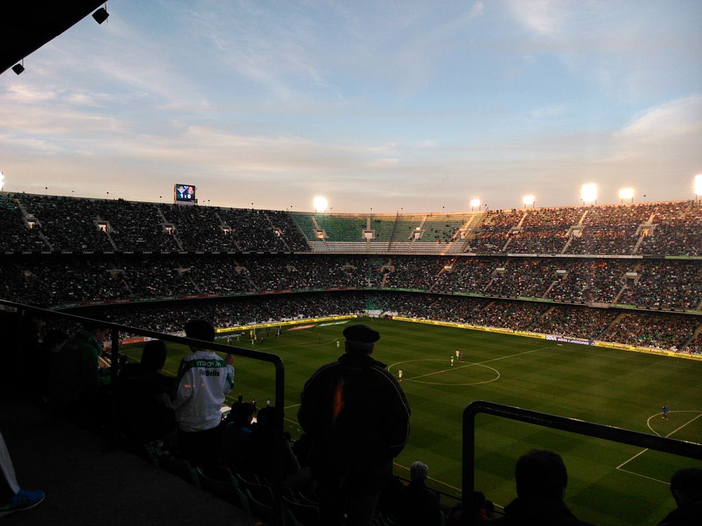 tribune view on Estadio Benito Villamarin