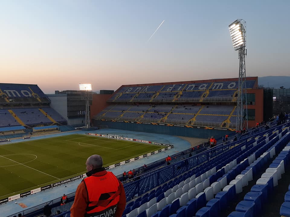 Stadion Maksimir in February 2019.