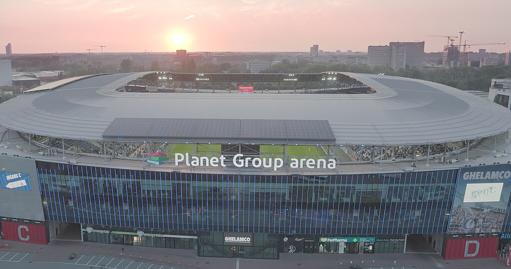 Planet Group arena - sunset view