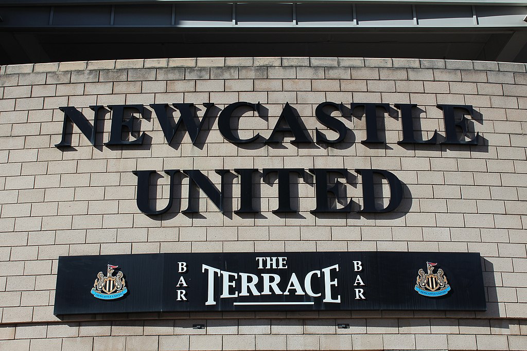 Stade St James Park Tribune Sud Newcastle Tyne