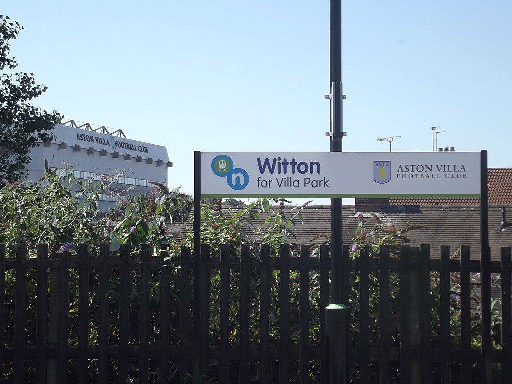 Villa Park from Witton Station