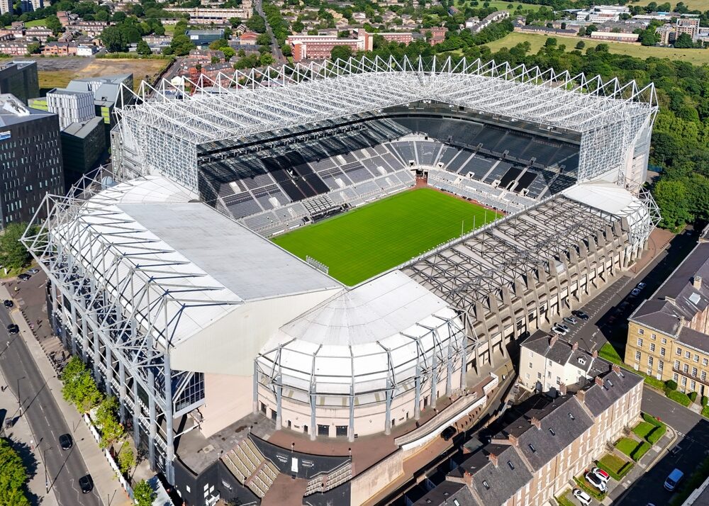 aerial view of st James