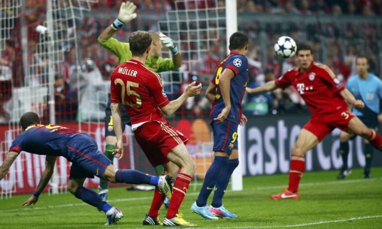 Bayern Munich defeated FC Barcelona by 4-0 in 2013