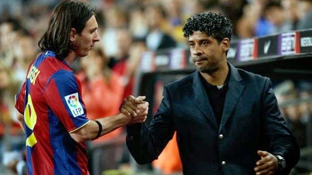 Frank Rijkaard as FC Barcelona manager