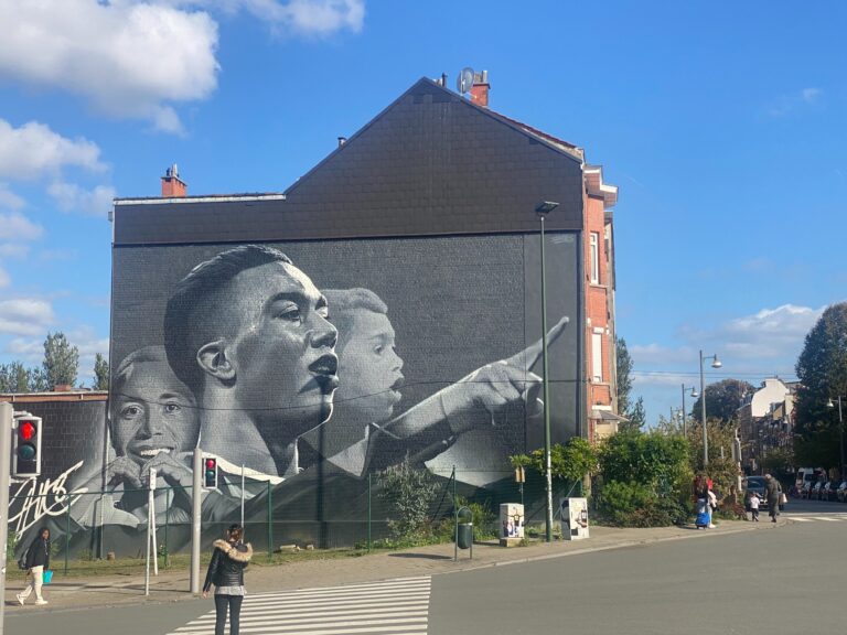 Youri mural in Belgium