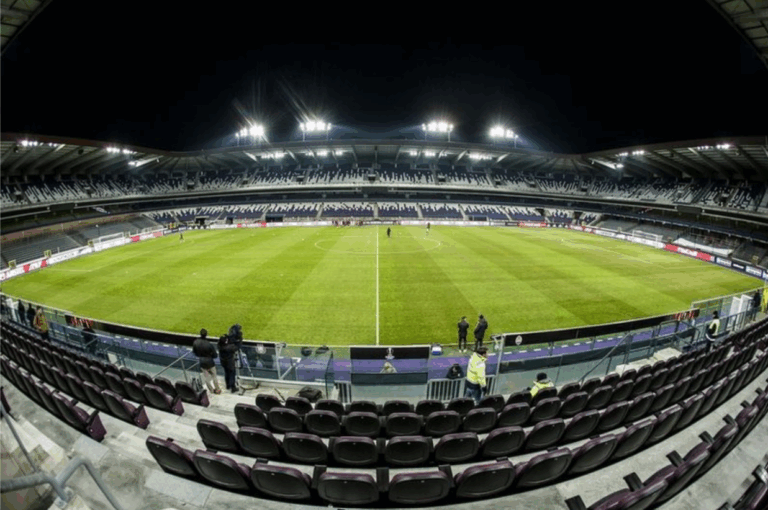 Inside of the Lotto Park stadium