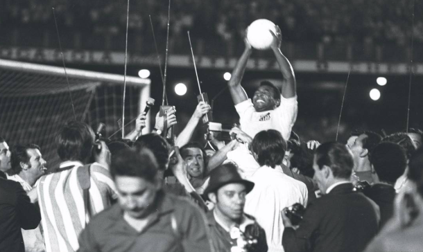 Pelé scored his thousandth goal in 1969 against Vasco in the Maracanã Stadium