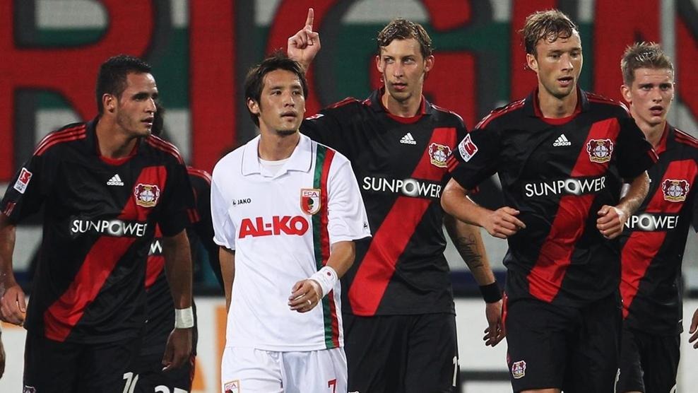 Stefan Kiessling celebrate with team-mates