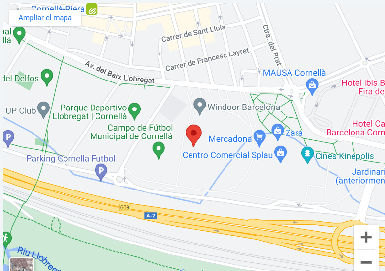 RCDE Stadium map