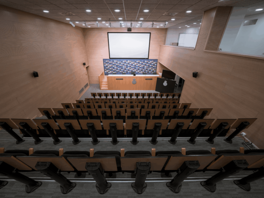 RCDE Stadium auditorium