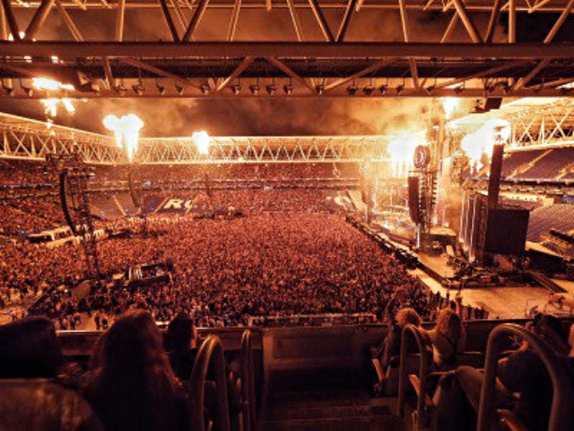 concert inside RCDE Stadium