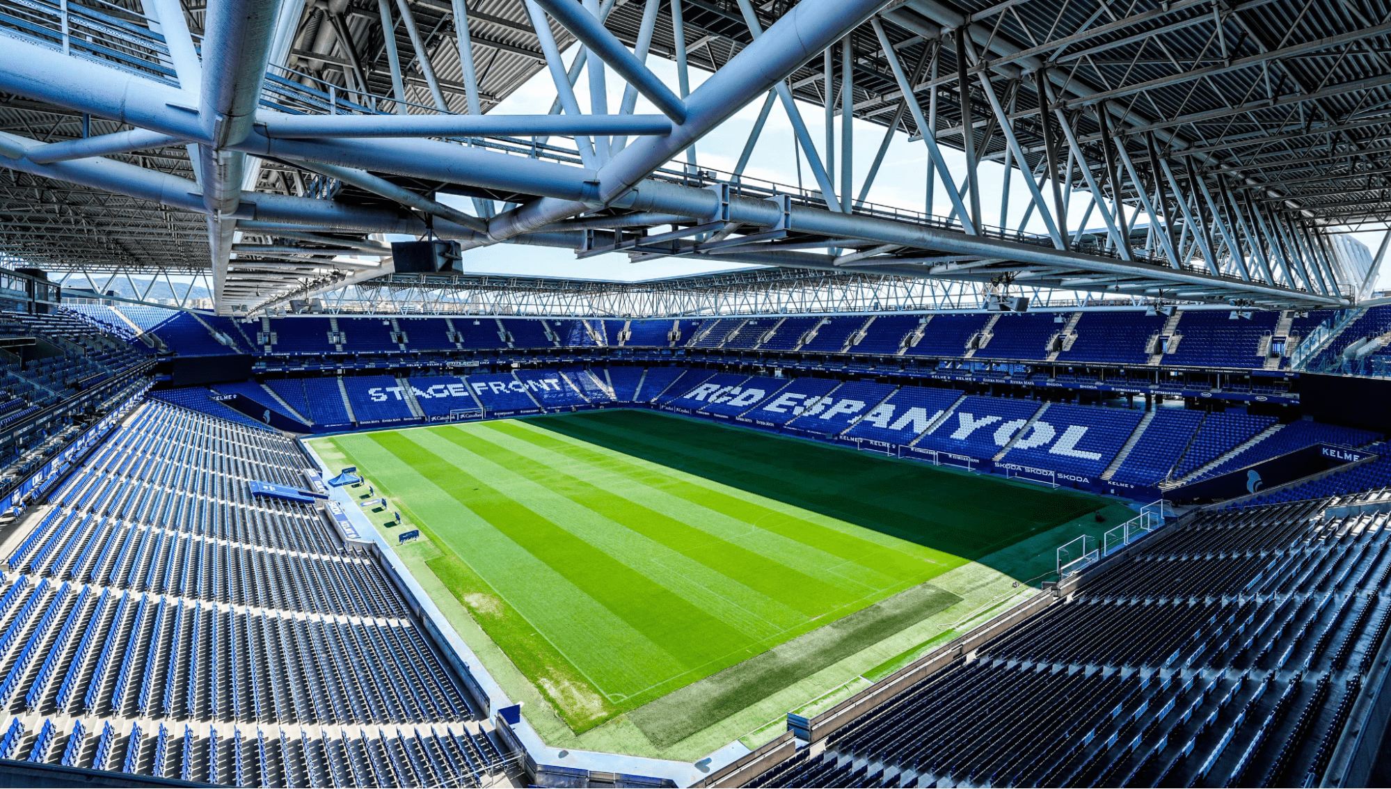 Explore Stage Front Stadium Home Of RCD Espanyol Barcelona Football Explore Stage Front Stadium Home Of RCD Espanyol Barcelona Football
