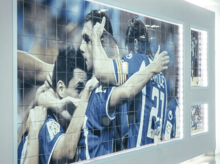 Mural inside the arena