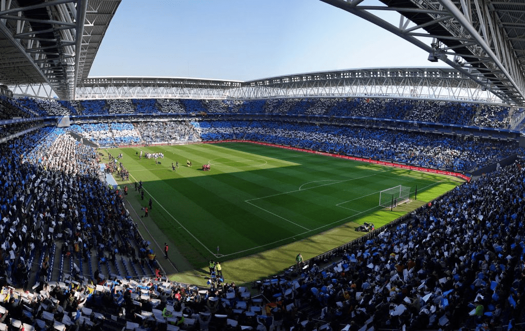 Stage Front Stadium crowded with fans