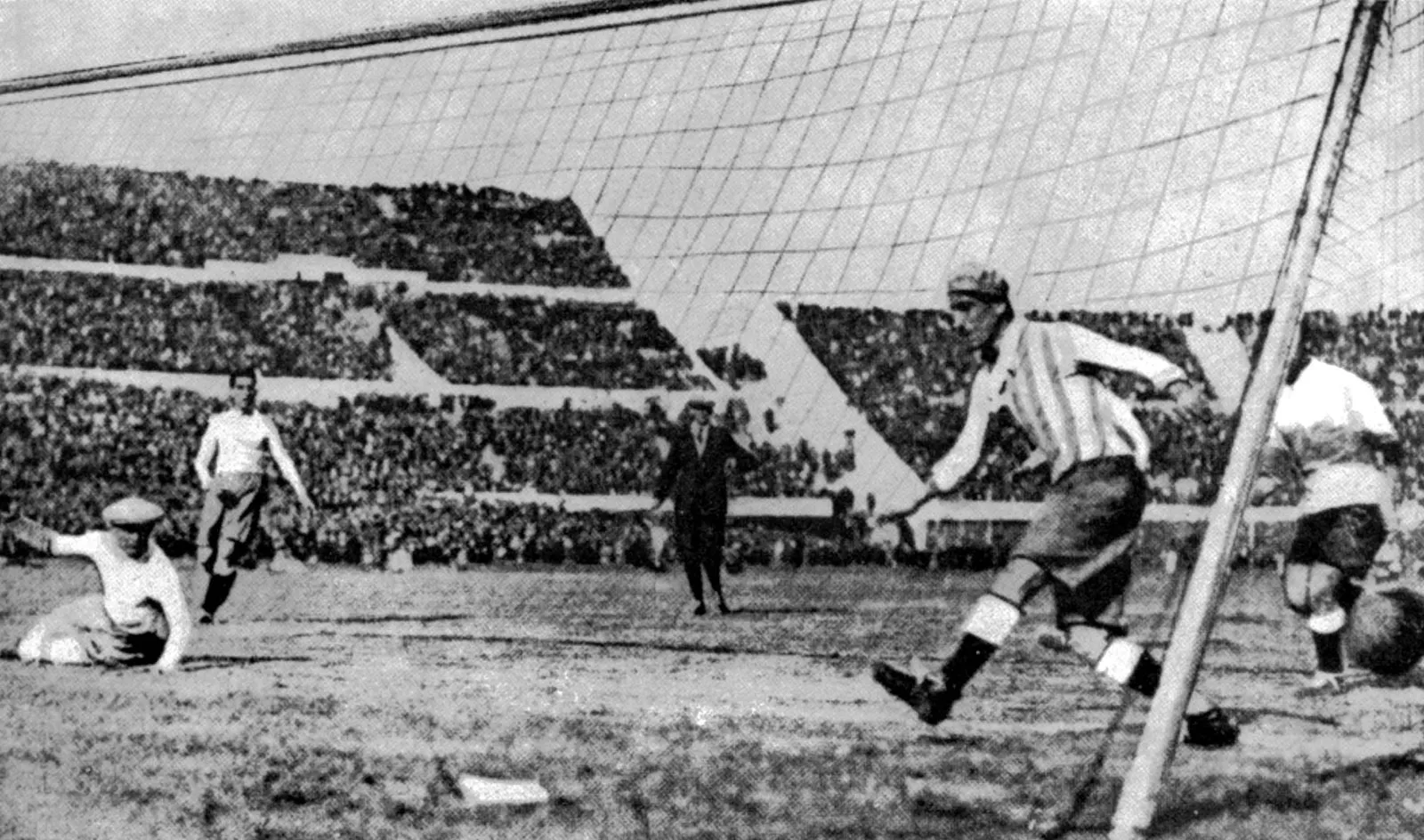 football game during the World War