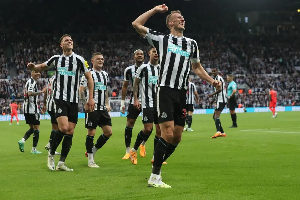 player celebrating a goal