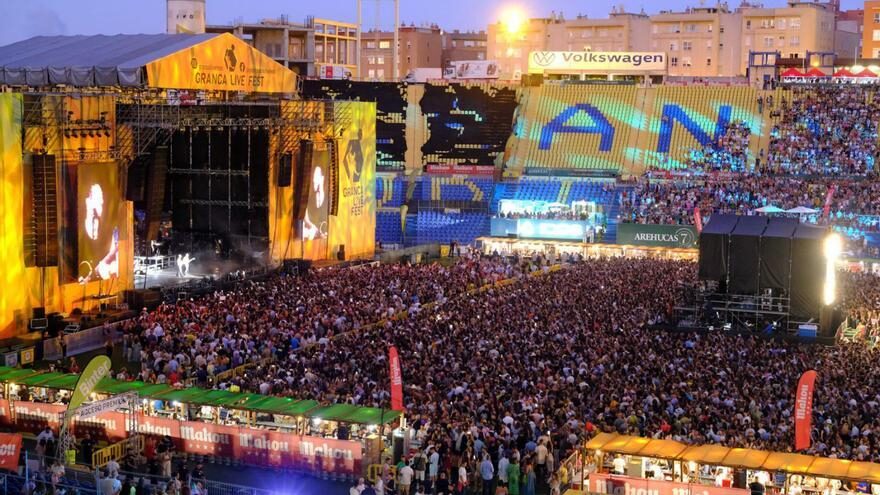 A Music Festival in estadio gran canaria