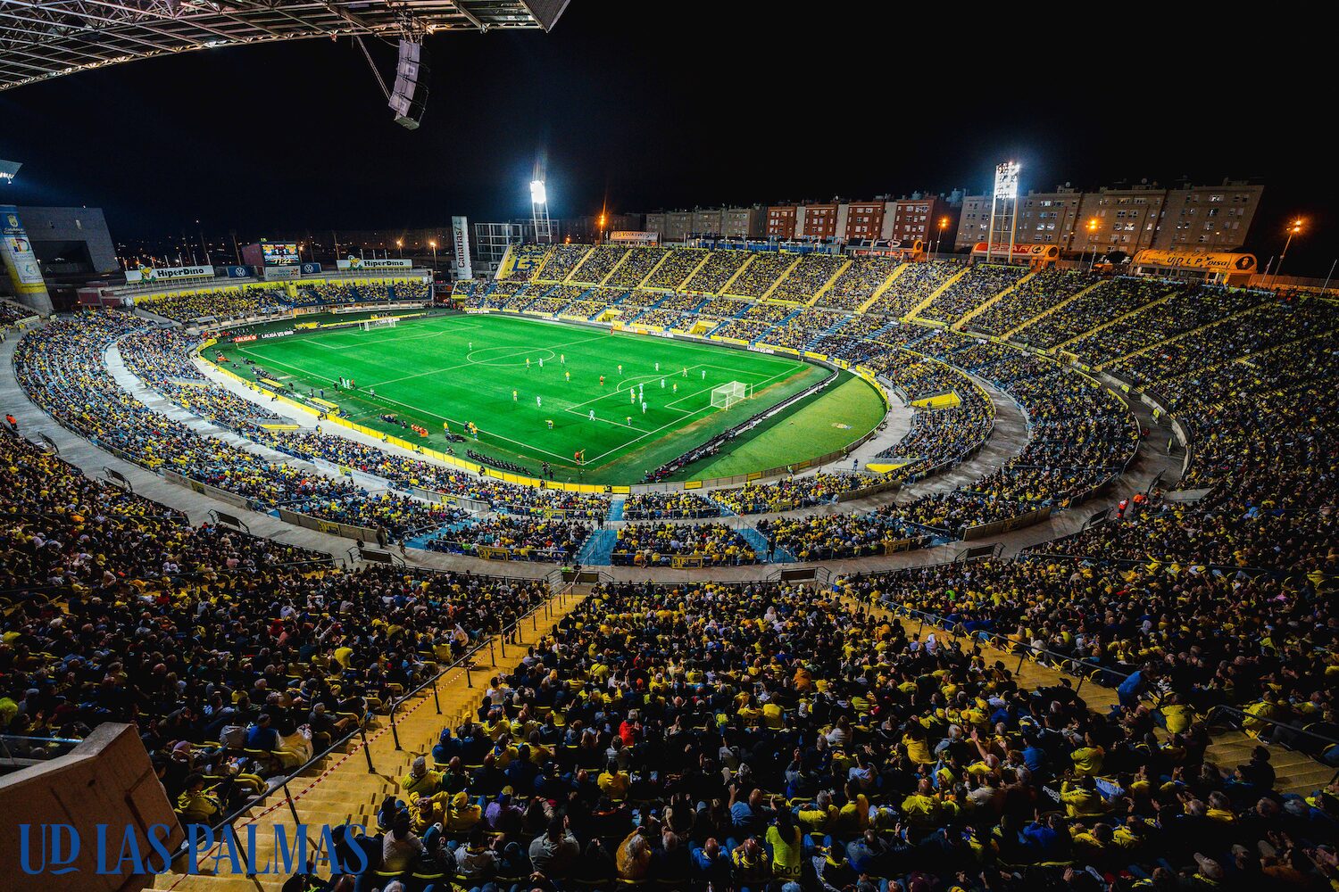Estadio de Gran Canaria - Panoramic view of inside