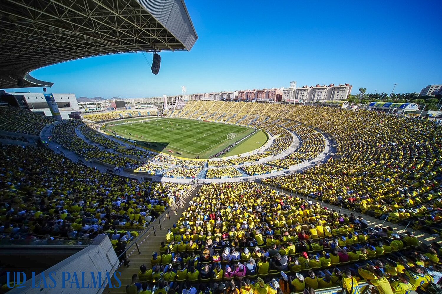 Estadio de Gran Canaria - Panoramic view of inside