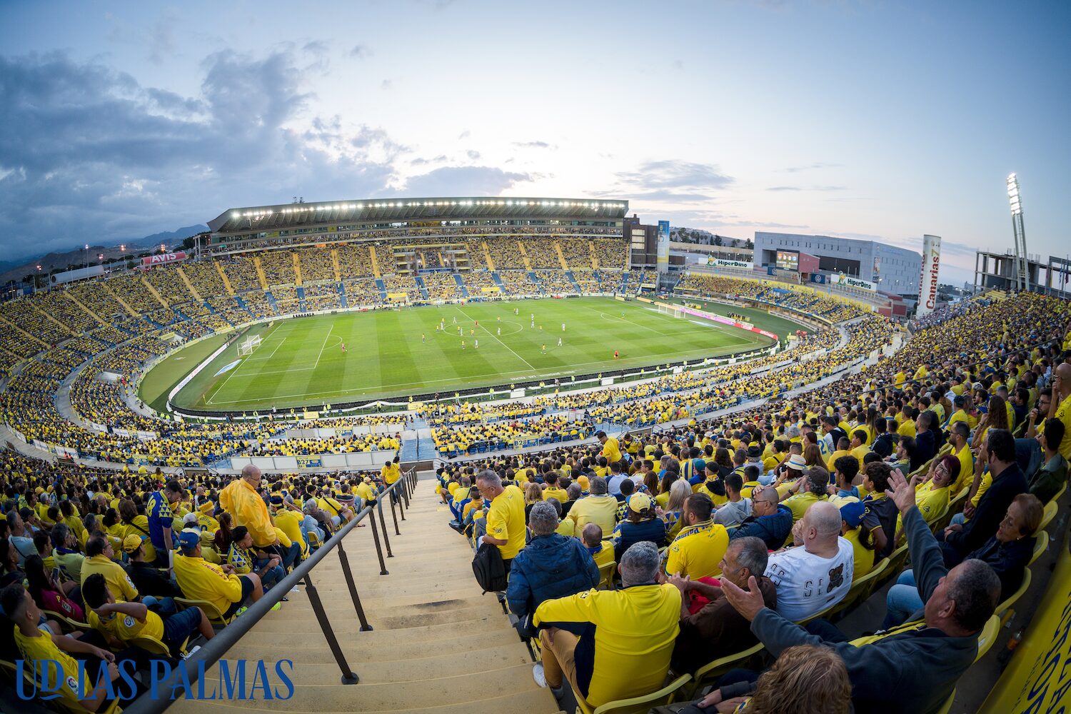 Estadio de Gran Canaria - Panoramic view of inside