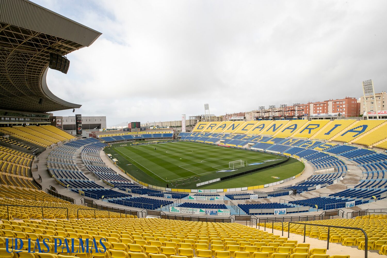 Estadio de Gran Canaria - Panoramic view of pitch