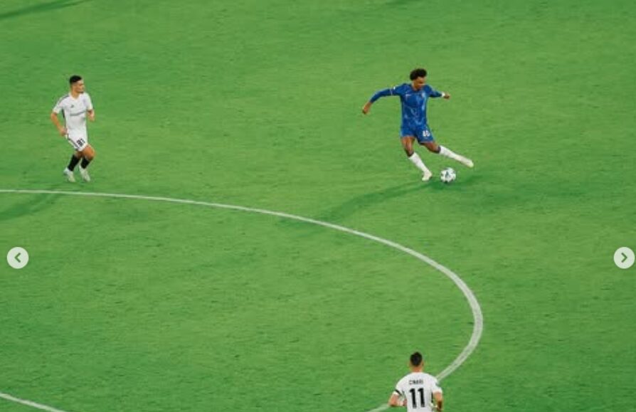 player dribbling the opponent team