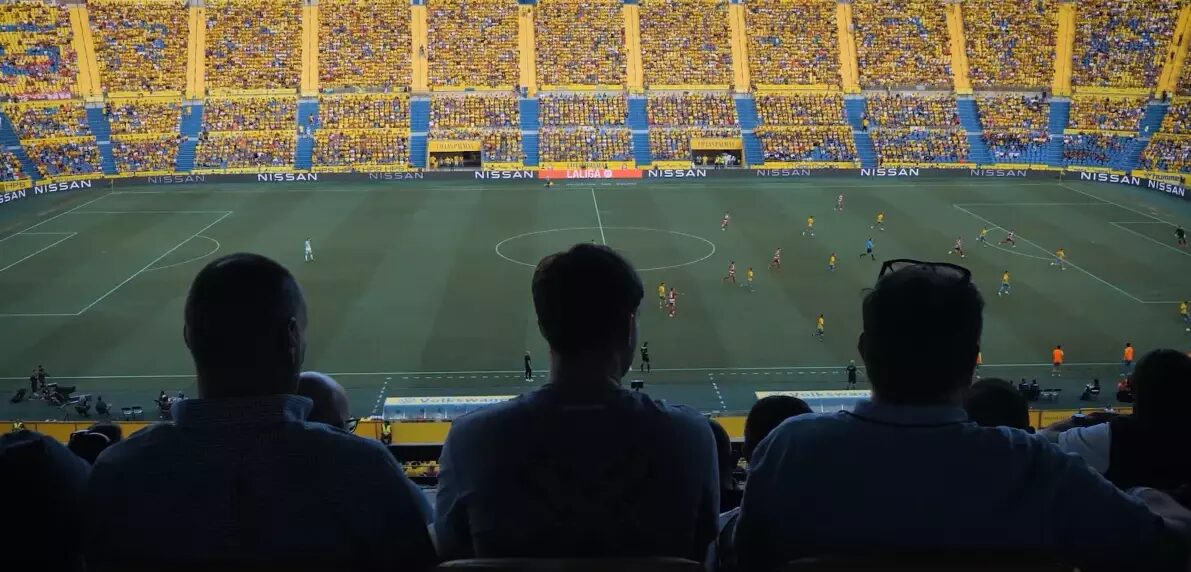 View from one of the VIP boxes