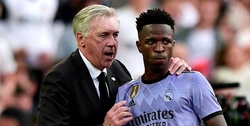 Vinicius Jr during a match for Real Madrid