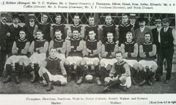 Crystal Palace team in 1905